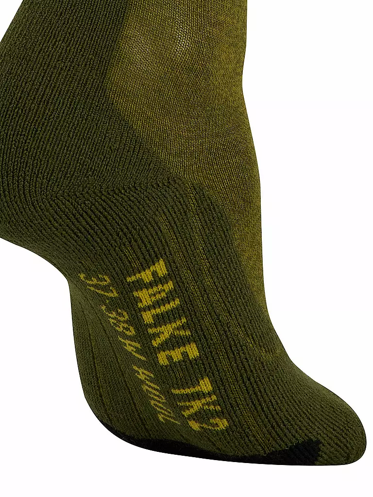FALKE | Herren Wandersocken TK2 Wool | Olive
