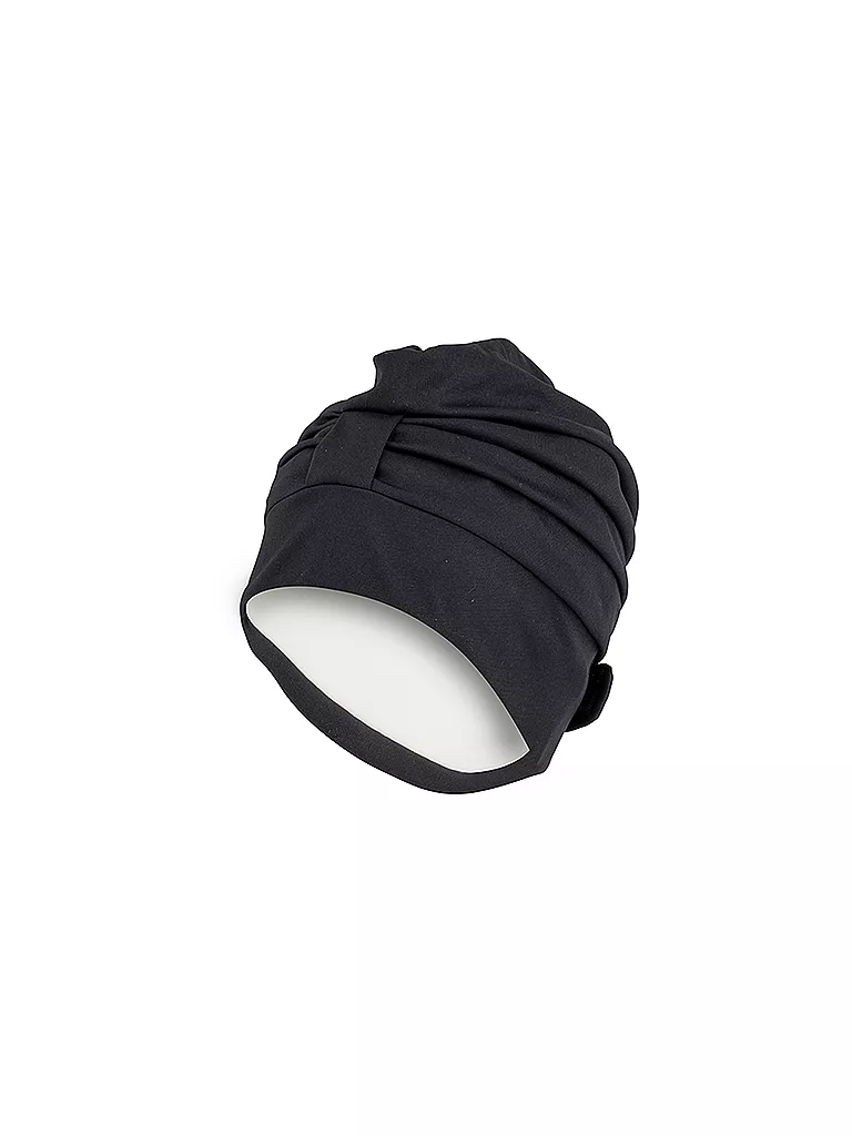FASHY | Bonnet de bain léger pour femmes avec fermeture velcro | Noir