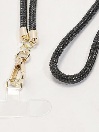 FIGLIA | Chaîne de téléphone Sparkling Black