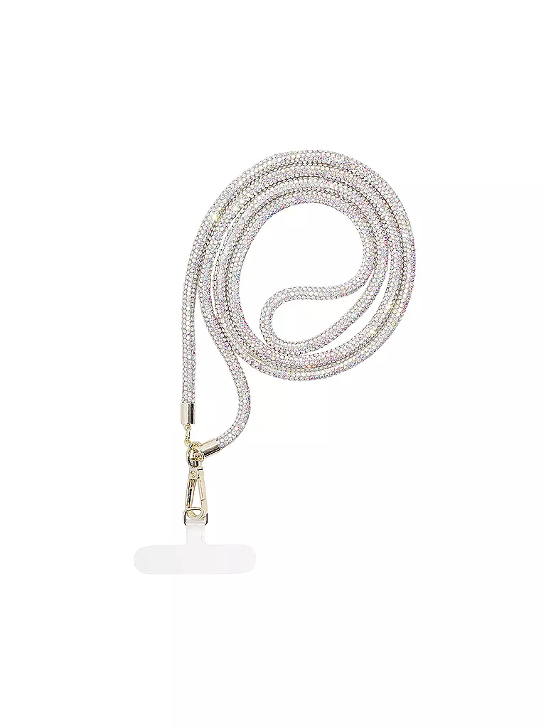 FIGLIA | Chaîne de téléphone Sparkling Beige | Beige