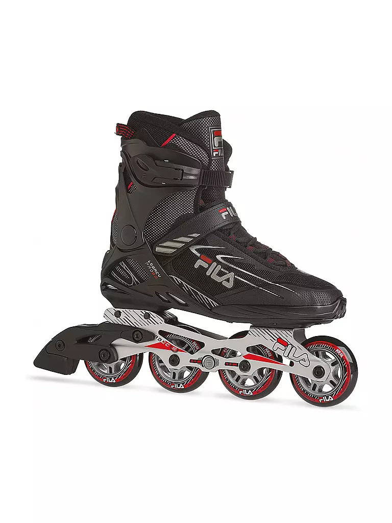 FILA | Rollers en ligne Legacy Pro 80 Noir/Rouge | Rouge