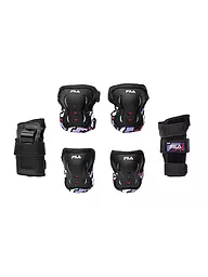 FILA | Set de protections Gears pour enfants | Noir