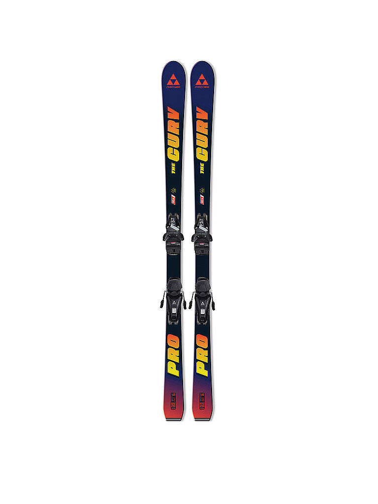 Set de skis junior The Curv Pro JR + FJ 7 GW CA bleu 160
