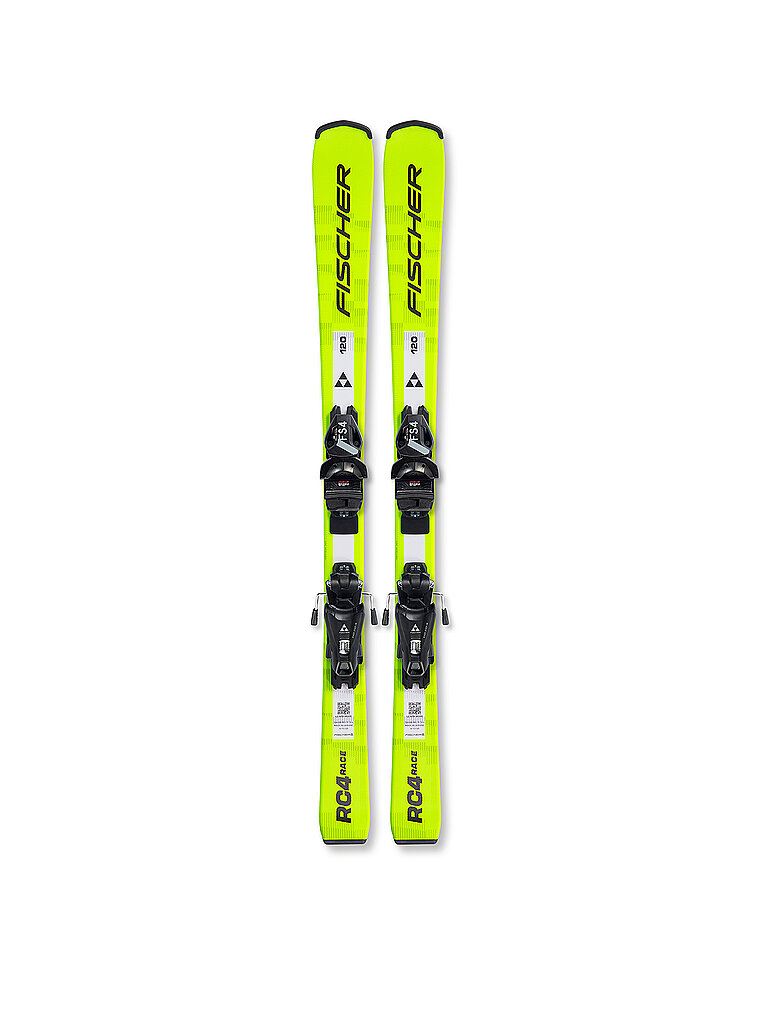 Ensemble de skis junior RC4 Race JR + FJ 4 GW CA jaune 110