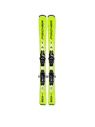 FISCHER | Ensemble de skis junior RC4 Race JR + FJ 4 GW CA | Jaune