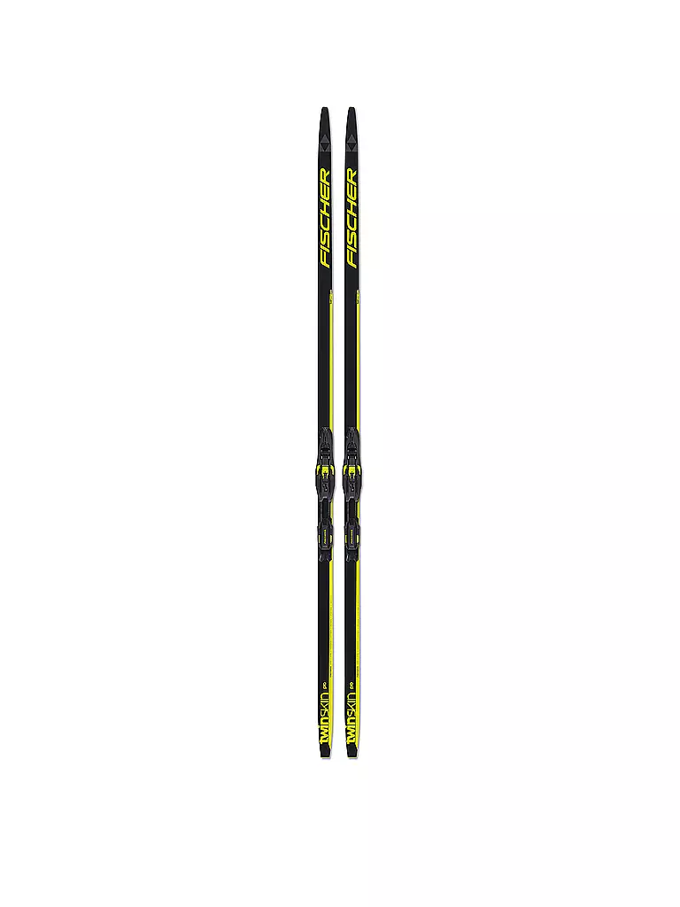 FISCHER | Set de skis de fond Classic Twin Skin Pro IFP Stiff + BDG Control Step in | Noir