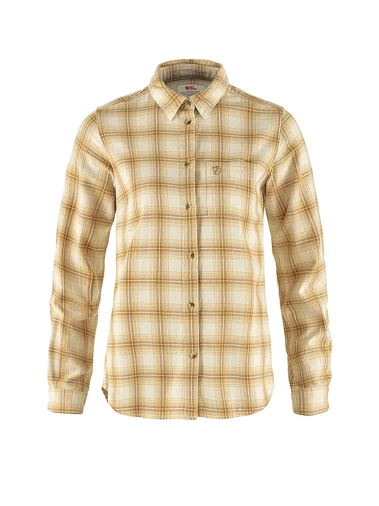 FJÄLLRÄVEN | Blouse en Flanelle Oevik pour Femme | Beige