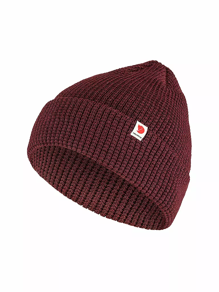 FJÄLLRÄVEN | Bonnet Tab Hat Homme | Rouge foncé