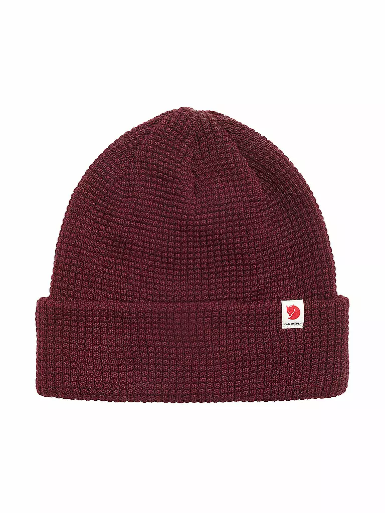 FJÄLLRÄVEN | Bonnet Tab Hat Homme | Rouge foncé