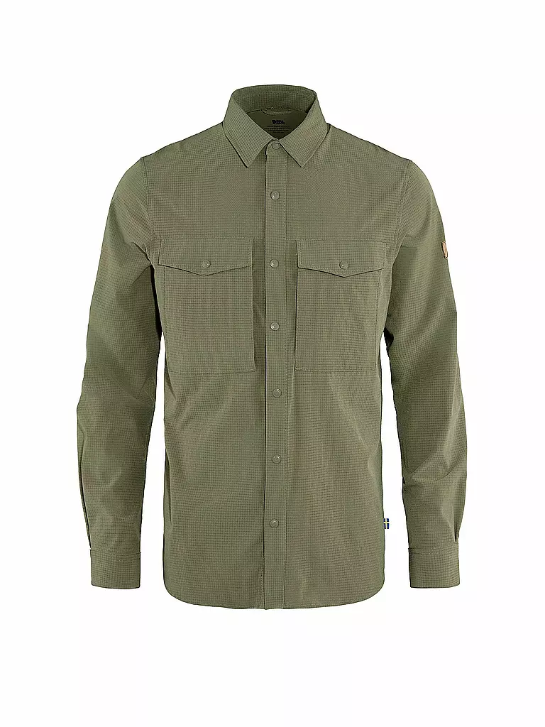 FJÄLLRÄVEN | Chemise de randonnée pour homme Abisko Trekking | Olive