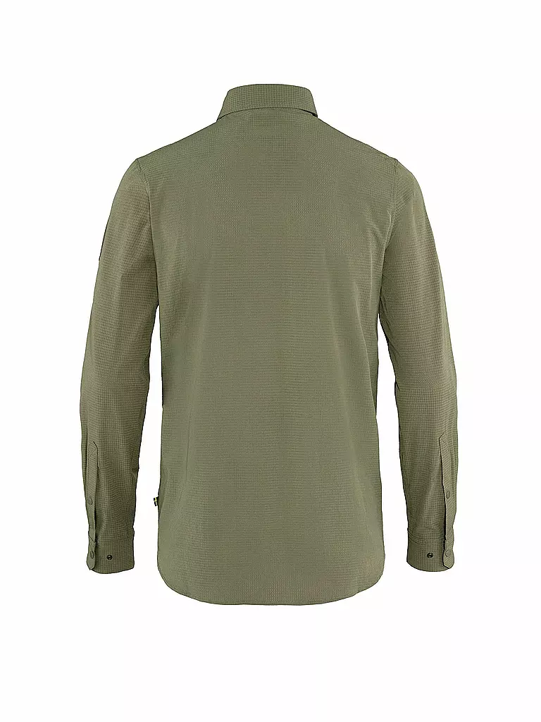 FJÄLLRÄVEN | Chemise de randonnée pour homme Abisko Trekking | Olive