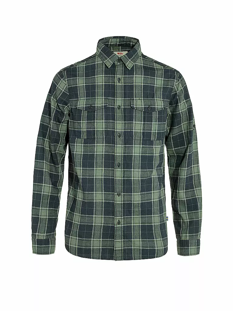 FJÄLLRÄVEN | Chemise de voyage Övik pour hommes | Bleu foncé