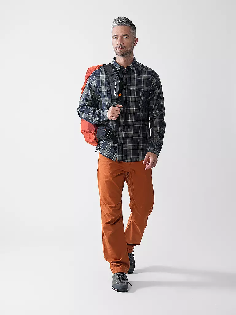 FJÄLLRÄVEN | Chemise de voyage Övik pour hommes | Bleu foncé