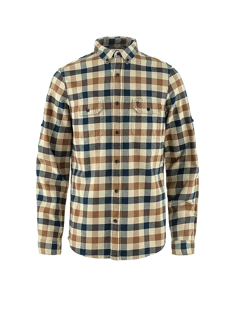 FJÄLLRÄVEN | Chemise en flanelle Skog pour hommes | Moutarde