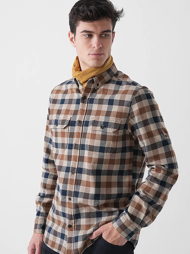 FJÄLLRÄVEN | Chemise en flanelle Skog pour hommes |