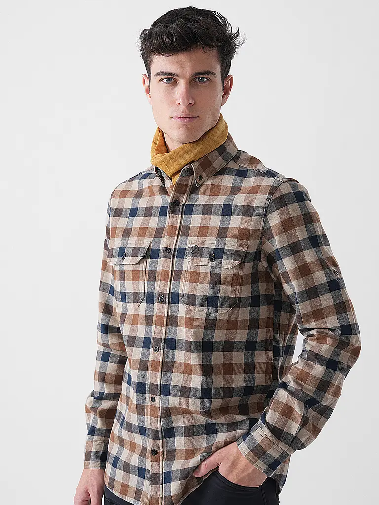 FJÄLLRÄVEN | Chemise en flanelle Skog pour hommes |