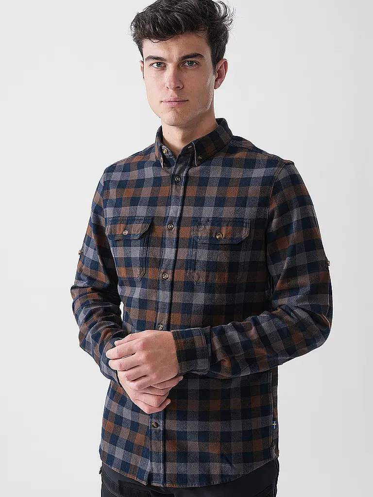 FJÄLLRÄVEN | Chemise en flanelle Skog pour hommes |