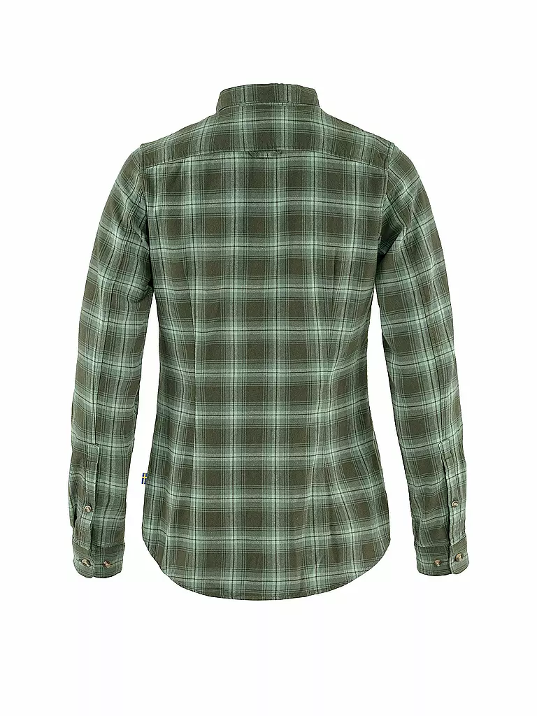 FJÄLLRÄVEN | Damen Blus Oevik Flannel | Olive