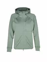 FJÄLLRÄVEN | Damen Fleecejacke Abisko Grid Fleece Hoodie | Vert clair