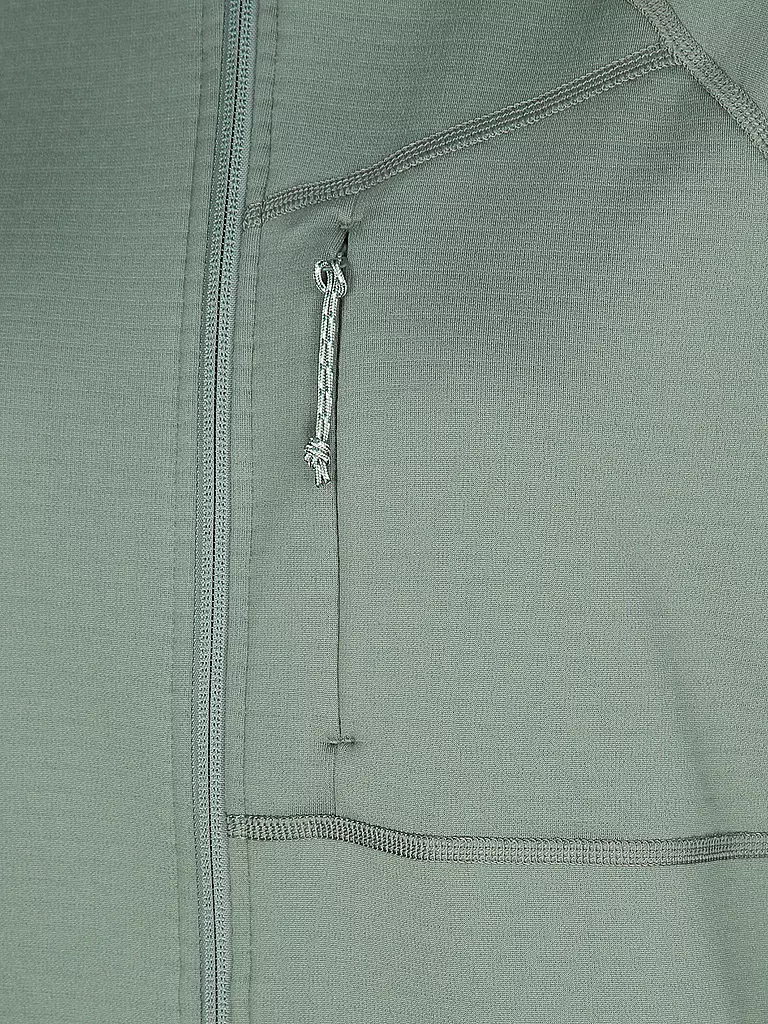 FJÄLLRÄVEN | Damen Fleecejacke Abisko Grid Fleece Hoodie | Vert clair