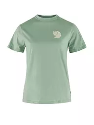 FJÄLLRÄVEN | Damen Funktionsshirt Fox Boxy Logo | Vert clair