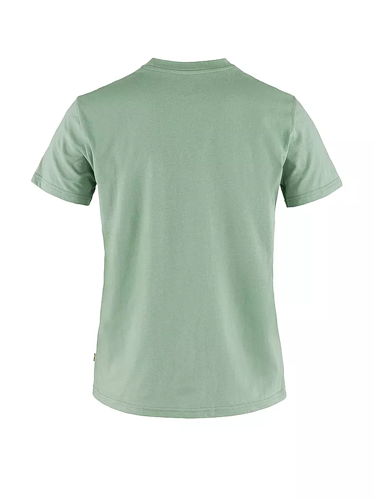 FJÄLLRÄVEN | Damen Funktionsshirt Fox Boxy Logo | Vert clair