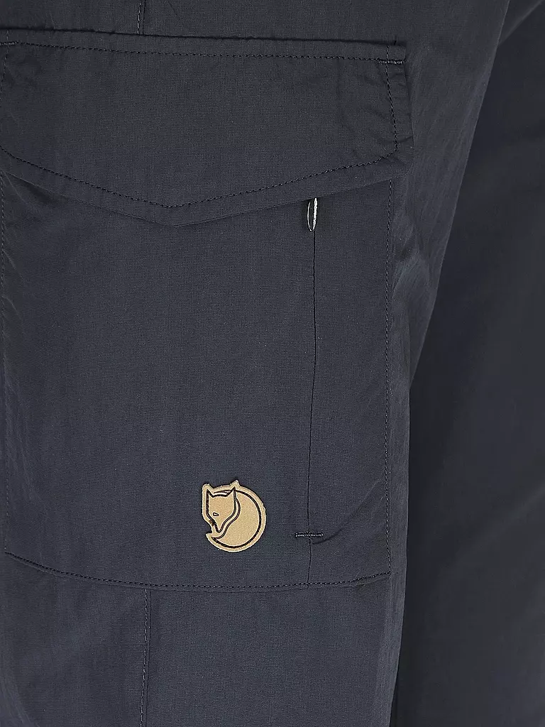 FJÄLLRÄVEN | Damen ZipOff Wanderhose Travellers MT | Bleu foncé