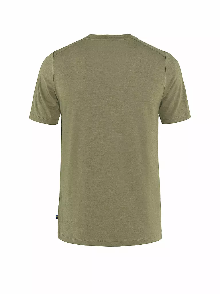 FJÄLLRÄVEN | Herren Funktionsshirt Abisko Wool Classic | Olive