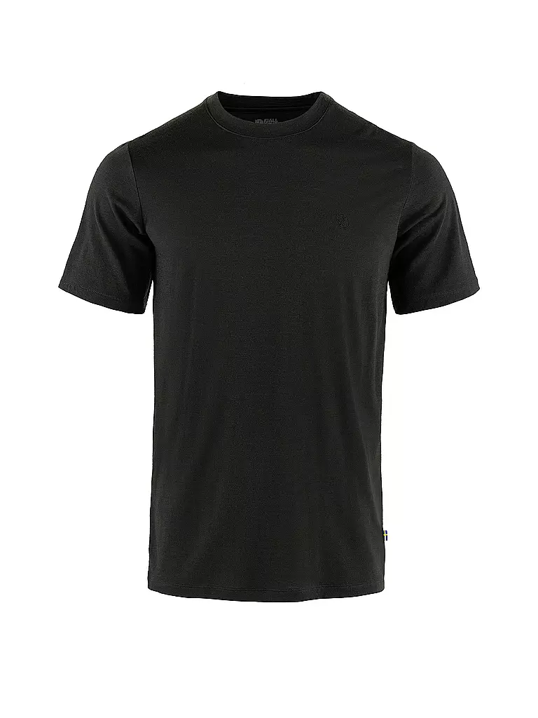 FJÄLLRÄVEN | Herren Funktionsshirt Abisko Wool | Noir