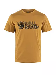 FJÄLLRÄVEN | Herren Funktionsshirt Lush Logo | Moutarde