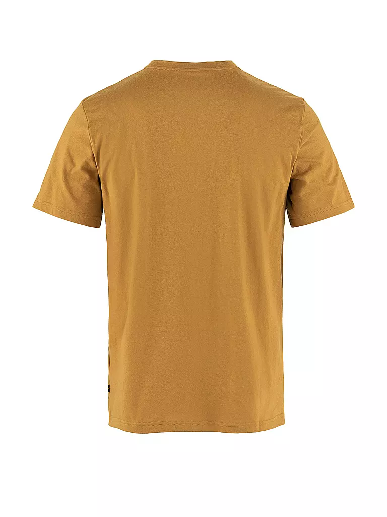 FJÄLLRÄVEN | Herren Funktionsshirt Lush Logo | Moutarde