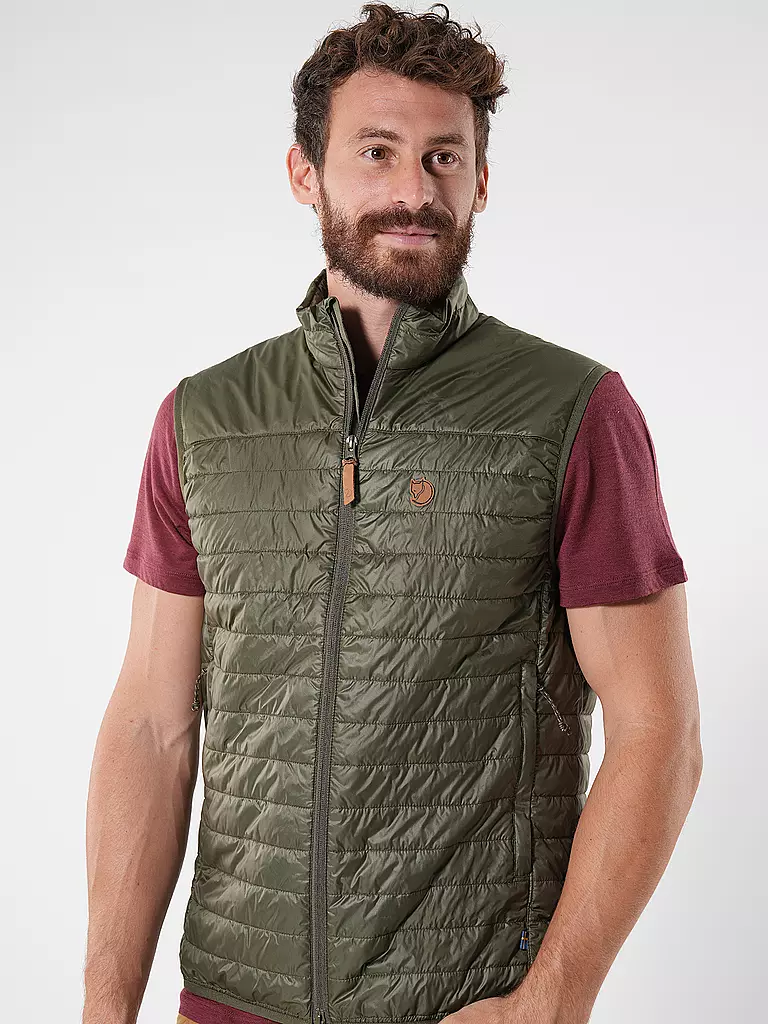 FJÄLLRÄVEN | Herren Isoweste Abisko Padded | Olive