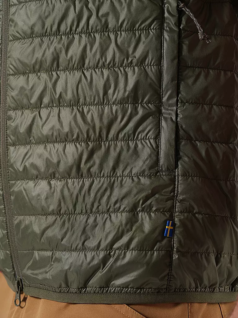 FJÄLLRÄVEN | Herren Isoweste Abisko Padded | Olive