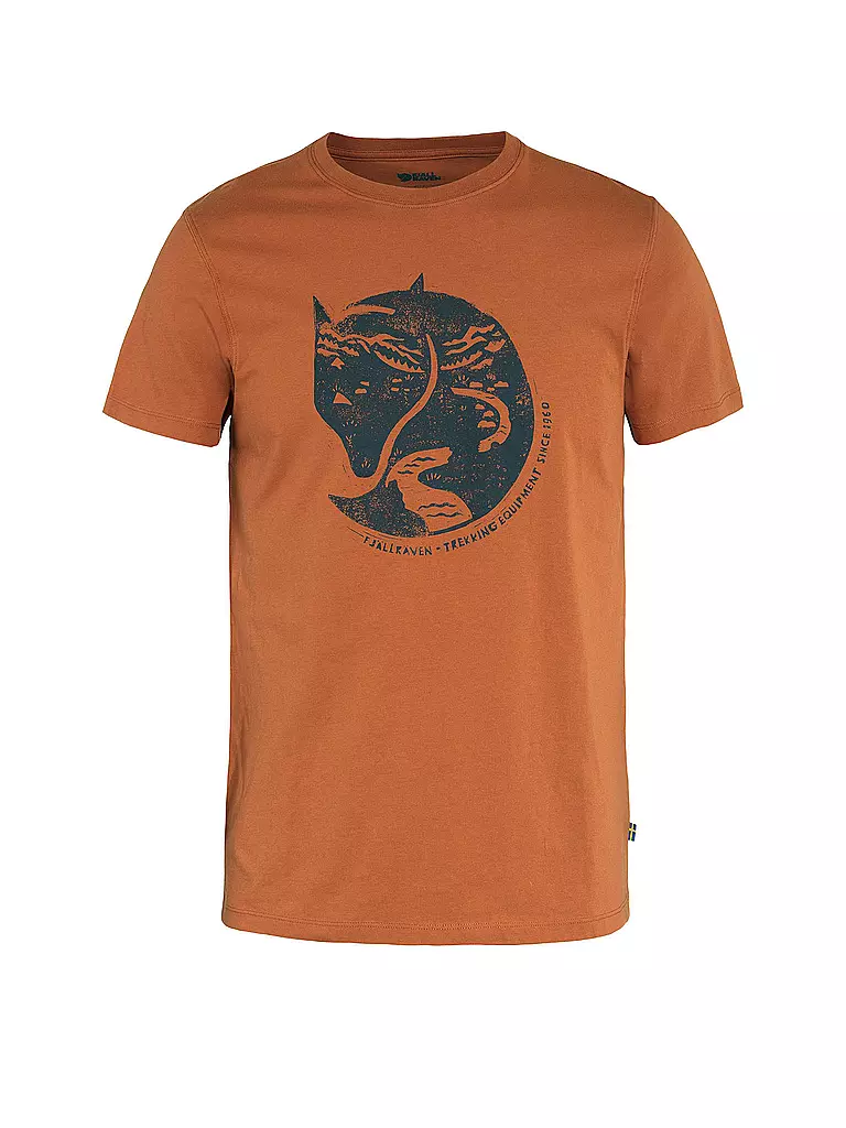 FJÄLLRÄVEN | Herren T-Shirt Arctic Fox | Cuivre