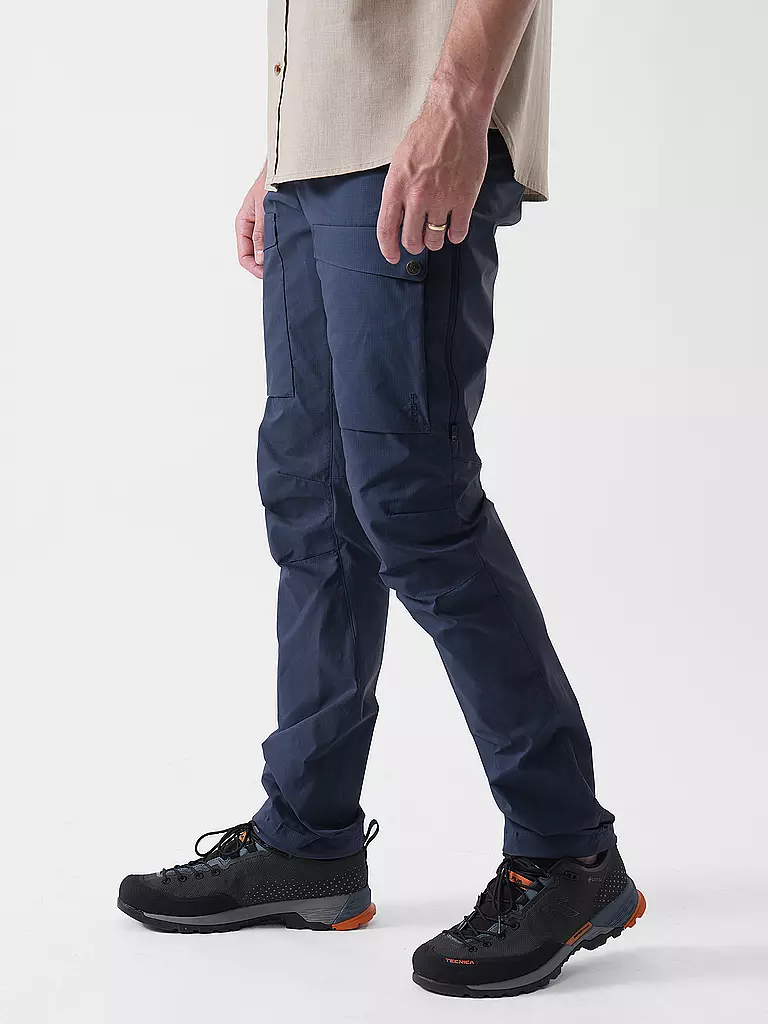 FJÄLLRÄVEN | Herren Wanderhose Hybrid G1000 | Bleu foncé