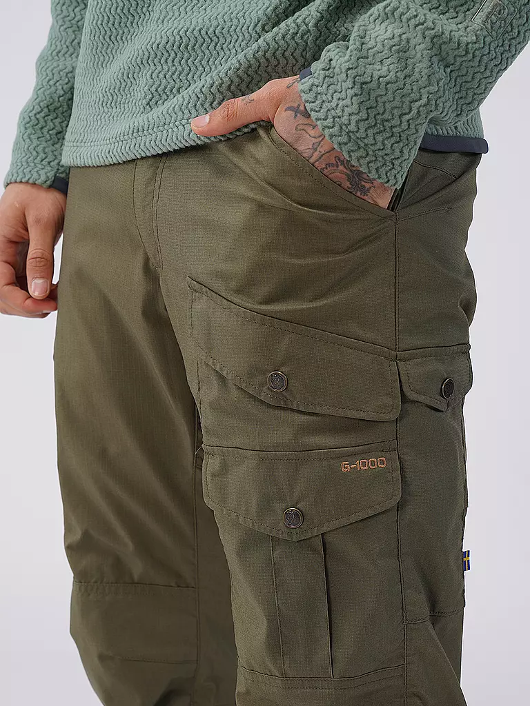 FJÄLLRÄVEN | Herren Wanderhose Vidda Pro Lite G1000 | Olive