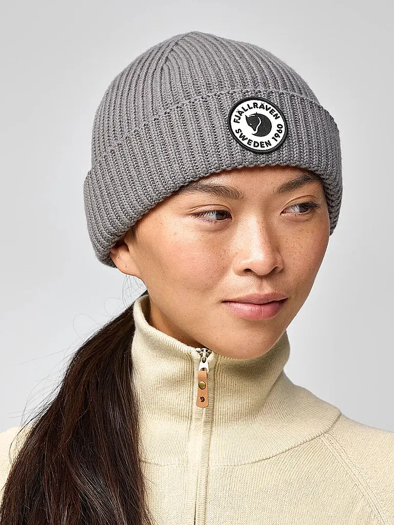 FJÄLLRÄVEN | Mütze Lite Logo 1960 | Gris clair