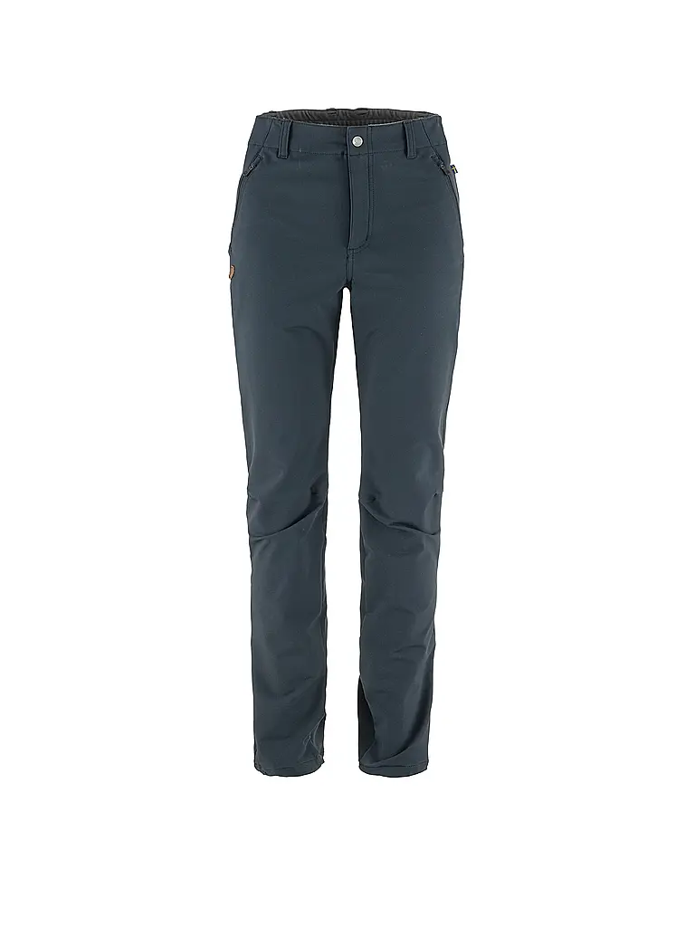 FJÄLLRÄVEN | Pantalon de randonnée d'hiver Abisko Regular pour femmes | Bleu foncé