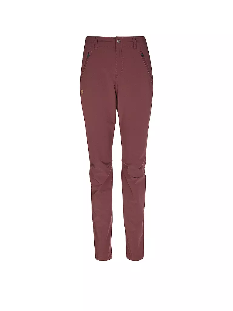 FJÄLLRÄVEN | Pantalon de randonnée femme Abisko G1000 | Rouge foncé