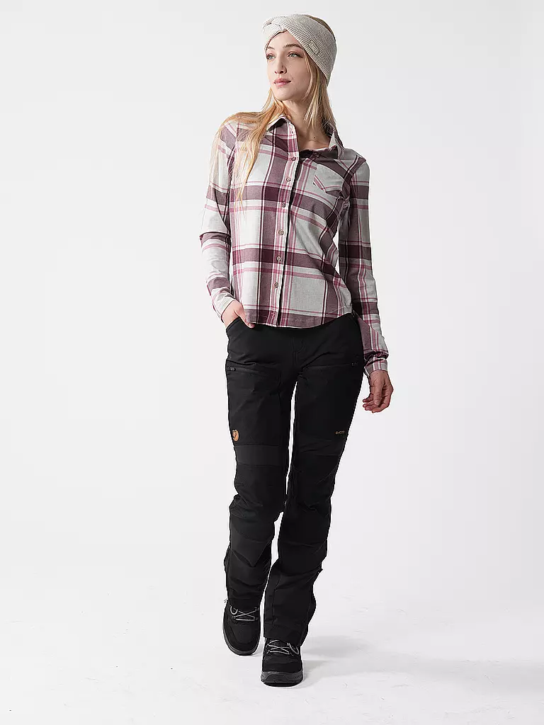 FJÄLLRÄVEN | Pantalon de randonnée femme Keb Agile Winter | Noir