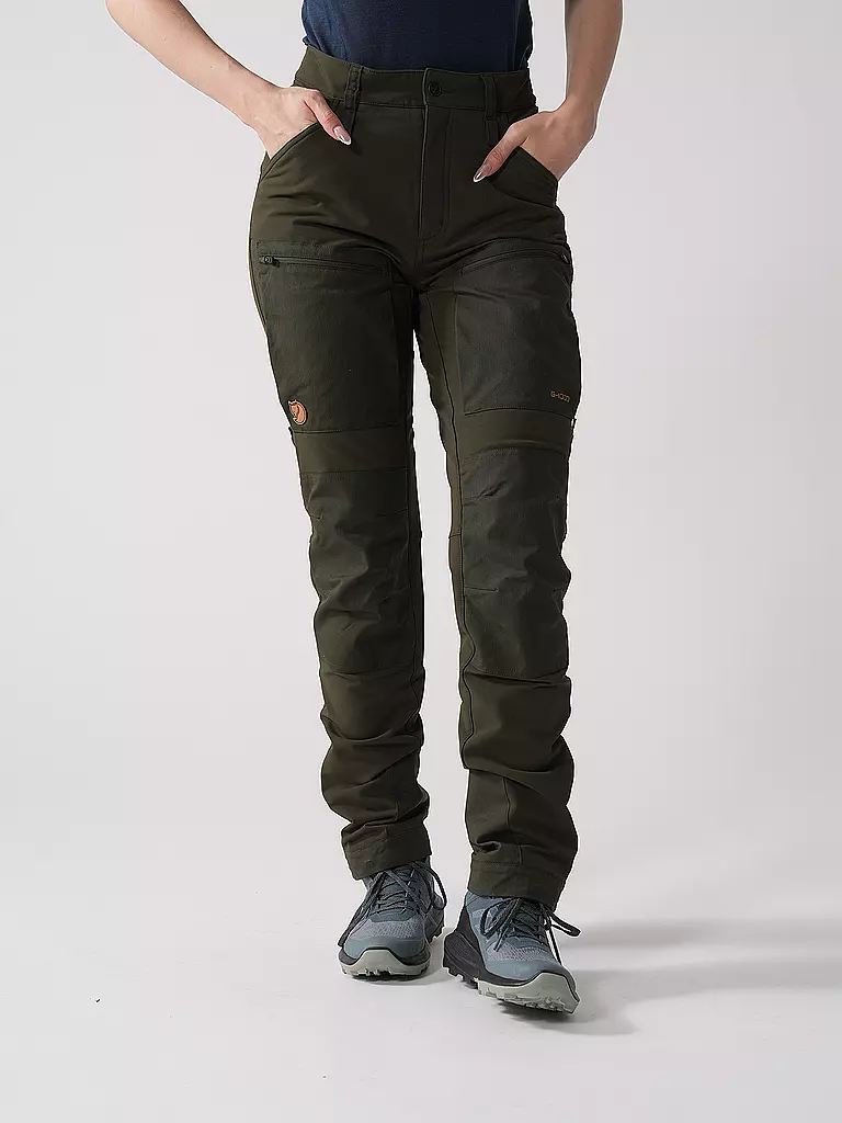 FJÄLLRÄVEN | Pantalon de randonnée femme Keb Agile Winter | Olive
