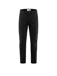 FJÄLLRÄVEN | Pantalon de randonnée softshell homme Abisko Winter Stretch | Noir
