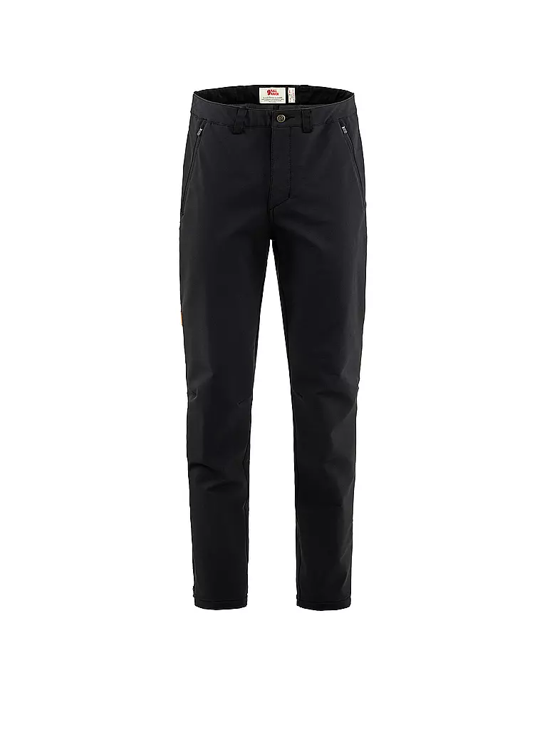 FJÄLLRÄVEN | Pantalon de randonnée softshell homme Abisko Winter Stretch | Noir