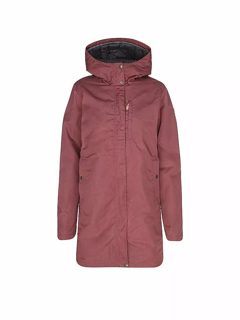 FJÄLLRÄVEN | Parka d'hiver Kiruna pour femmes | Rouge foncé