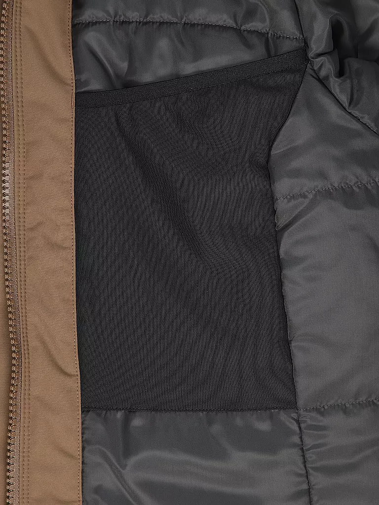 FJÄLLRÄVEN | Parka d'hiver pour femme Nuuk Lite à capuche | Marron