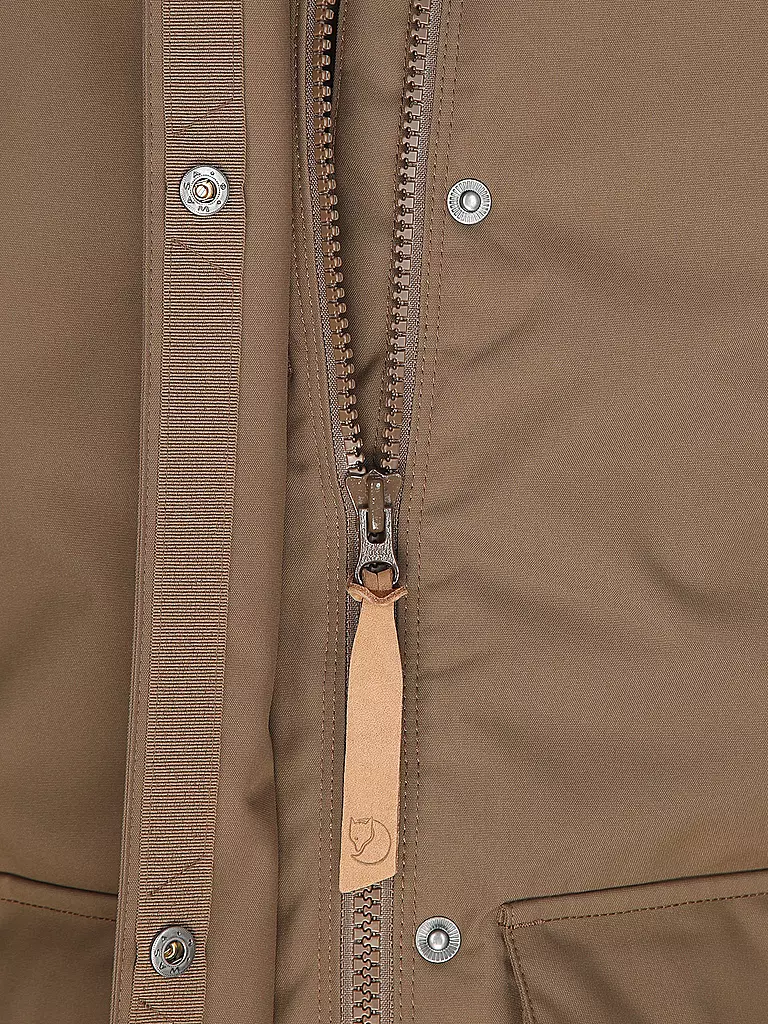 FJÄLLRÄVEN | Parka d'hiver pour femme Nuuk Lite à capuche | Marron
