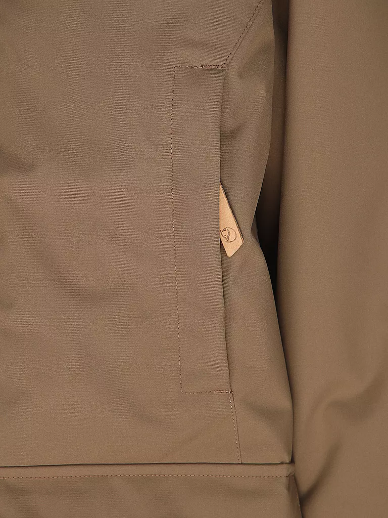FJÄLLRÄVEN | Parka d'hiver pour femme Nuuk Lite à capuche | Marron