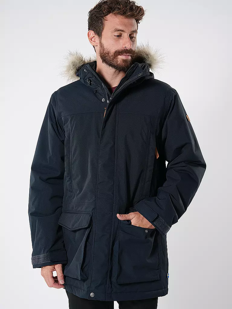 FJÄLLRÄVEN | Parka d'hiver pour homme Nuuk Lite à capuche | 
