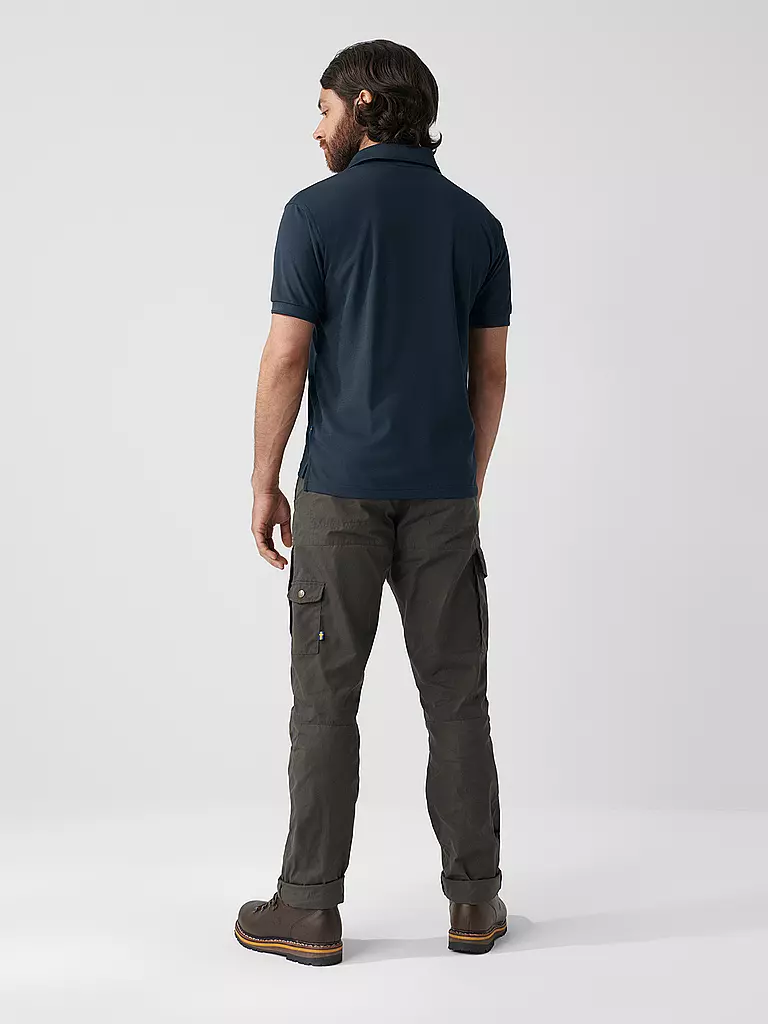 FJÄLLRÄVEN | Polo fonctionnel pour homme Crowley Pique | Bleu foncé