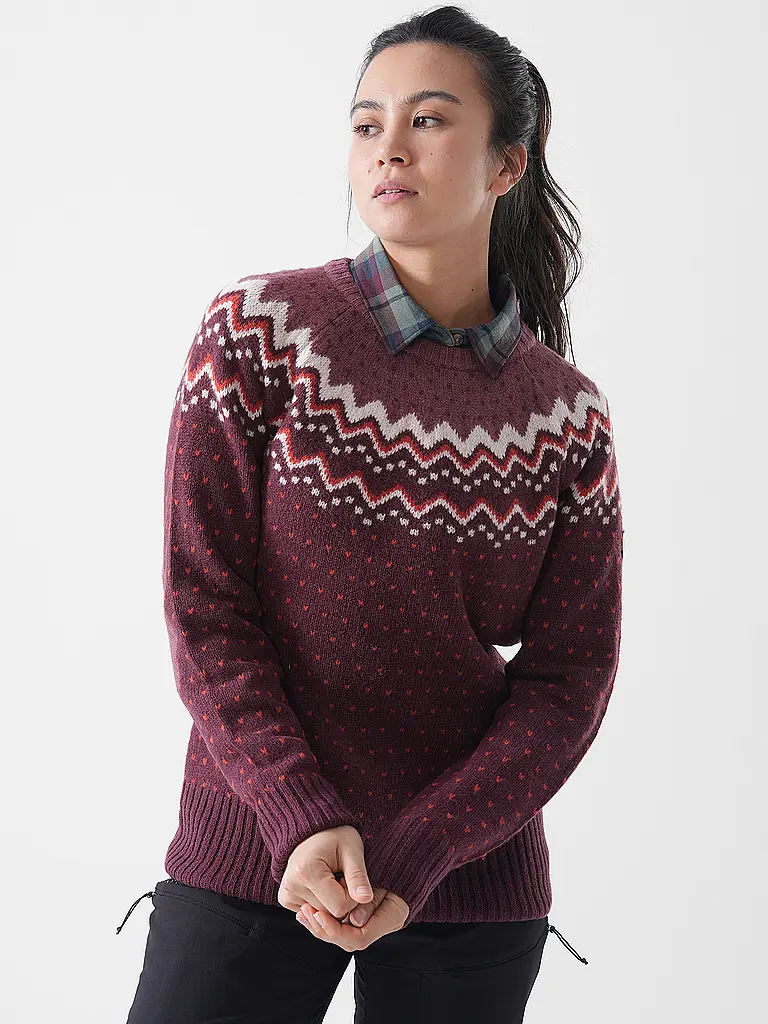 FJÄLLRÄVEN | Pull fonctionnel en laine Oevik Knit pour femmes |